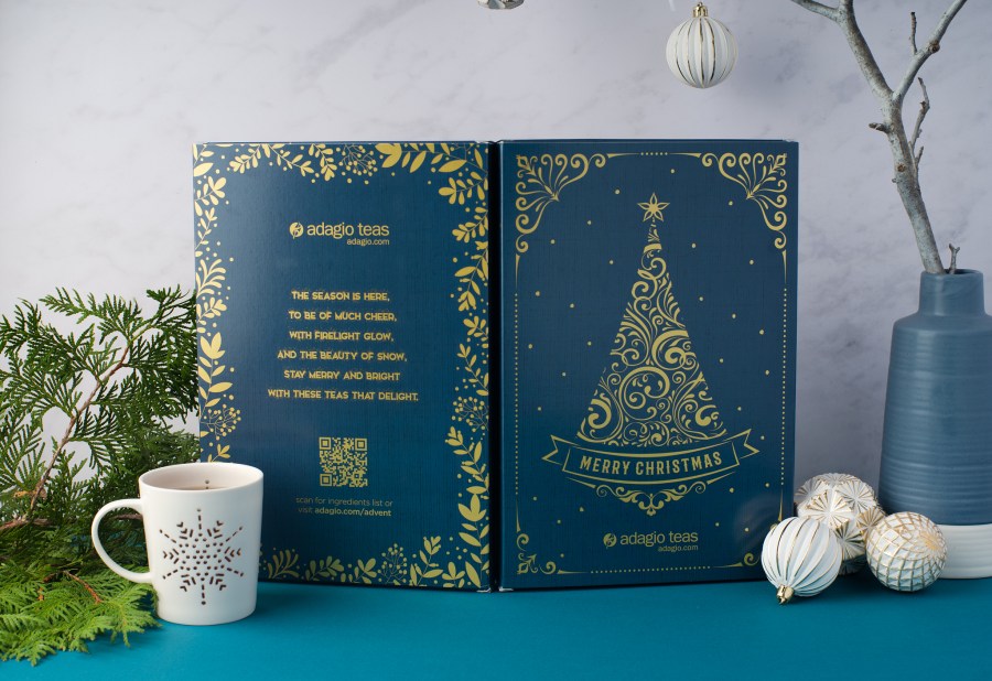 #ProductReview Adagio Teas Christmas Advent Calendar at SpookyMrsGreen.com mindful parenting and modern pagan lifestyle blog.