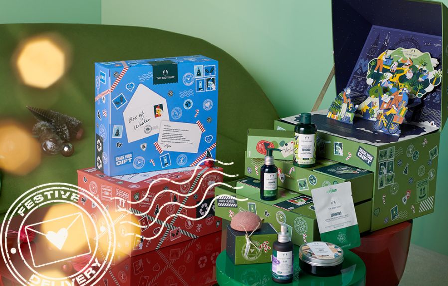 Advent Calendar of Wishes and Wonders from The Body Shop affiliated with SpookyMrsGreen.com mindful parenting and modern pagan lifestyle blog.