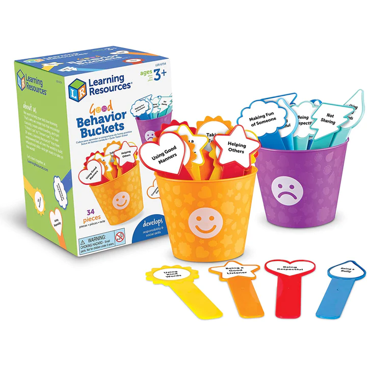 #MummyMonday Learning Resources Good Behaviour Buckets Social Emotional from Maqio Toys affiliated with SpookyMrsGreen.com mindful parenting and modern pagan lifestyle blog.