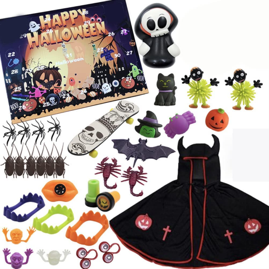 Halloween Countdown Advent Calendar from Amazon affiliated with SpookyMrsGreen.com mindful parenting and modern pagan lifestyle blog.