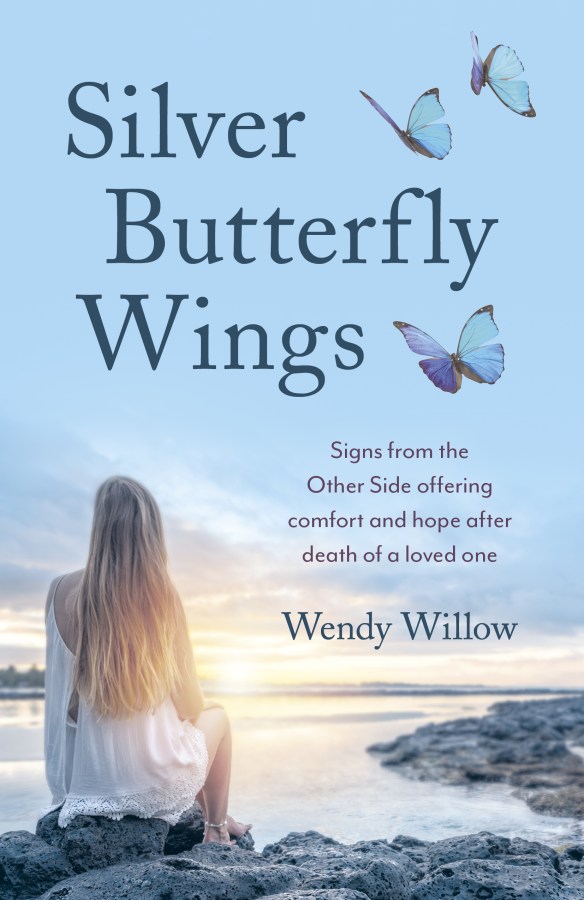 #BookTalk "Silver Butterfly Wings: Signs from the Other Side offering comfort and hope after death of a loved one" by Wendy Willow featured at SpookyMrsGreen.com mindful parenting and modern pagan lifestyle blog.