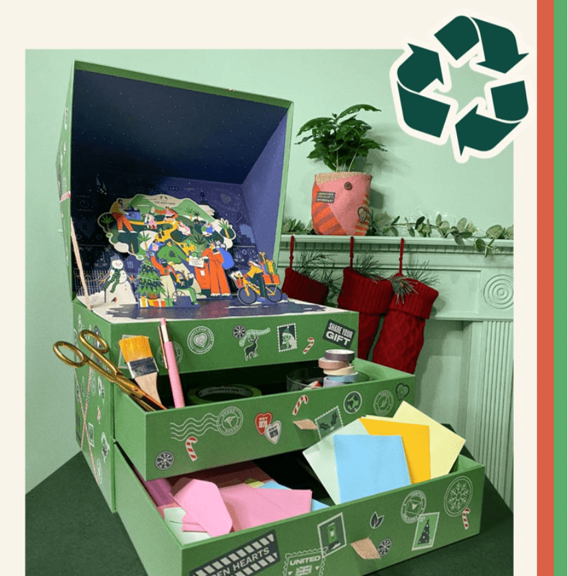 The Body Shop Christmas Advent Calendar affiliated with SpookyMrsGreen.com pagan lifestyle blog.