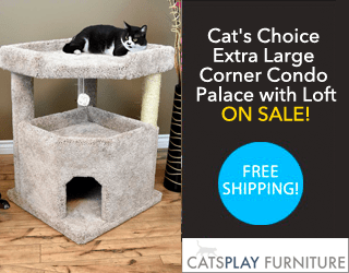 Cat Tree offers from Catsplay Superstore affiliated with SpookyMrsGreen.com pagan lifestyle blog.