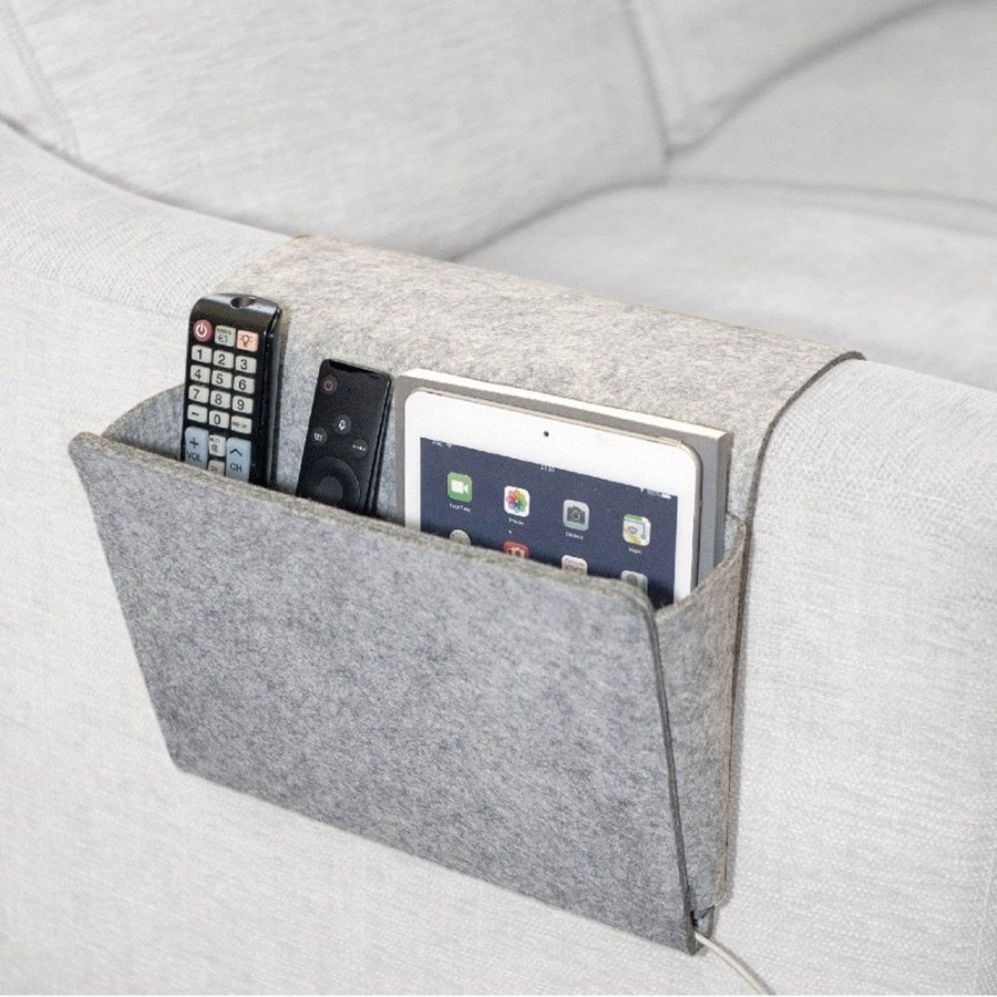 Kikkerland Grey Felt Sofa Pocket gift idea affiliated with SpookyMrsGreen.com mindful parenting and modern pagan lifestyle blog.