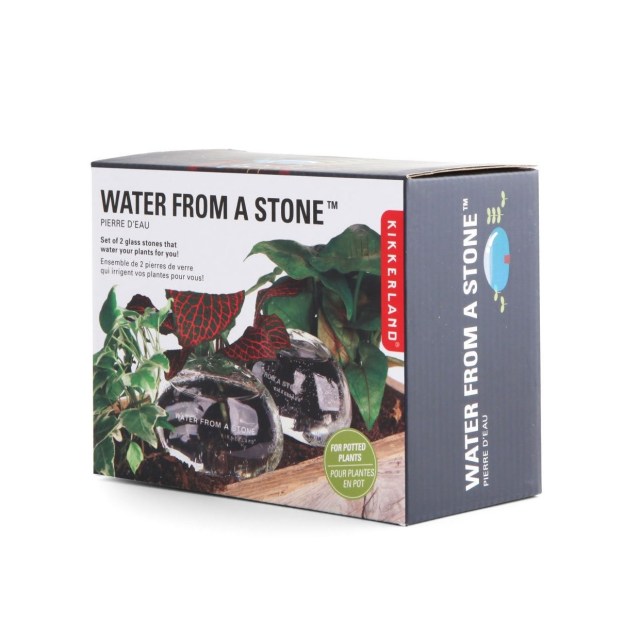 Water from a Stone gift from Kikkerland gift ideas for plant lovers at SpookyMrsGreen.com mindful parenting and modern pagan lifestyle blog.