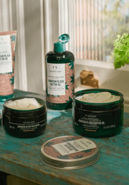 The Body Shop Jamaican Black Castor Oil Haircare affiliated with SpookyMrsGreen.com mindful parenting and modern pagan lifestyle blog.