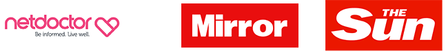 Image mentions "Netdoctor," The Mirror" newspaper, "The Sun" newspaper. "In the press" Oxford Online Pharmacy affiliated with SpookyMrsGreen.com mindful parenting and modern pagan lifestyle blog.