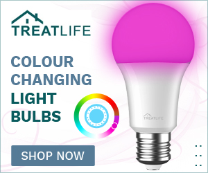 Treatlife Color Changing Light Bulbs smart home technology. Affiliated with SpookyMrsGreen.com mindful parenting and modern pagan lifestyle blog.