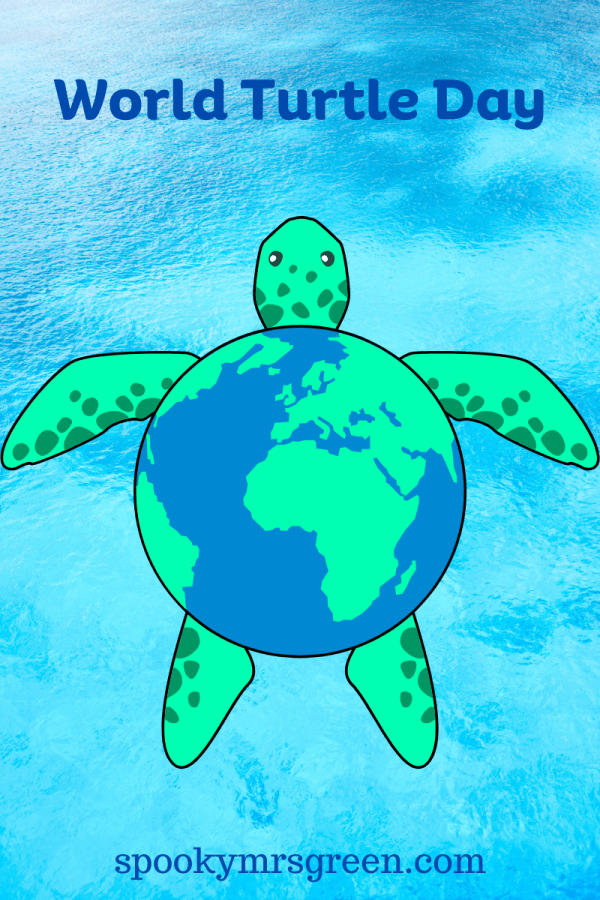World Turtle Day article affiliated with SpookyMrsGreen.com pagan lifestyle blog.