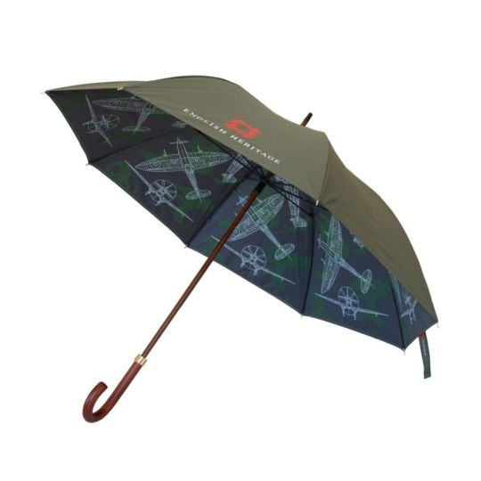 Dark green Spitfire Umbrella from English Heritage Shop