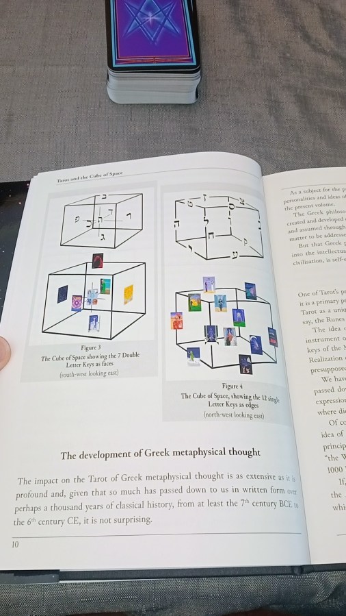 #BookReview "Tarot and the Cube of Space: Key to the Cosmos" by Oderic reviewed by Catherine Green for SpookyMrsGreen.com mindful parenting and modern pagan lifestyle blog.