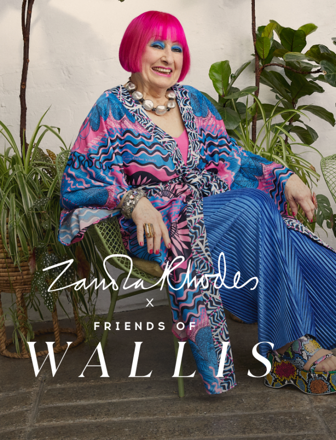 Friends of Wallis and Zandra Rhodes Collection affiliated with SpookyMrsGreen.com mindful parenting and modern pagan lifestyle blog.