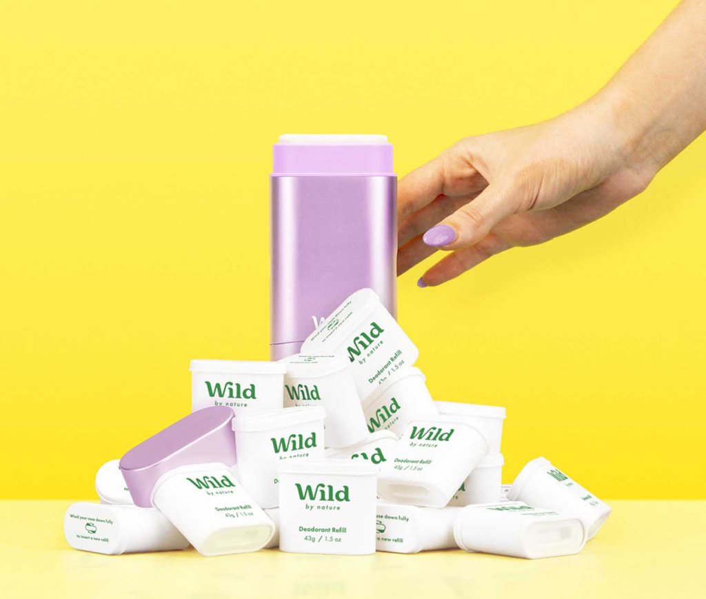 Wild Natural Deodorant Plastic Free Refills. Sustainable eco-friendly beauty products affiliated with SpookyMrsGreen.com mindful parenting and modern pagan lifestyle blog.