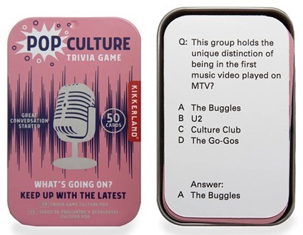 Kikkerland Pop Culture Game affiliated with SpookyMrsGreen.com mindful parenting and modern pagan lifestyle blog.