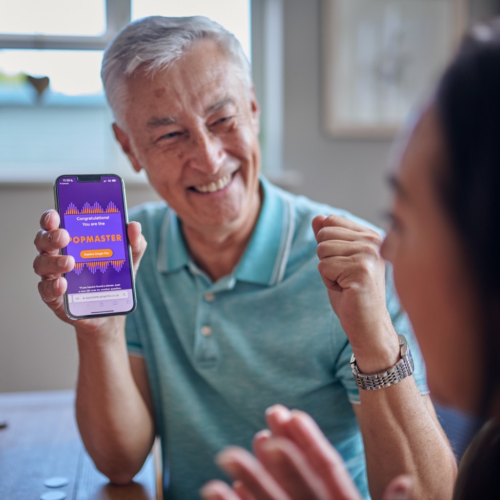 PopMaster Board Game Digital Features from Ginger Fox Games affiliated with SpookyMrsGreen.com mindful parenting and modern pagan lifestyle blog.