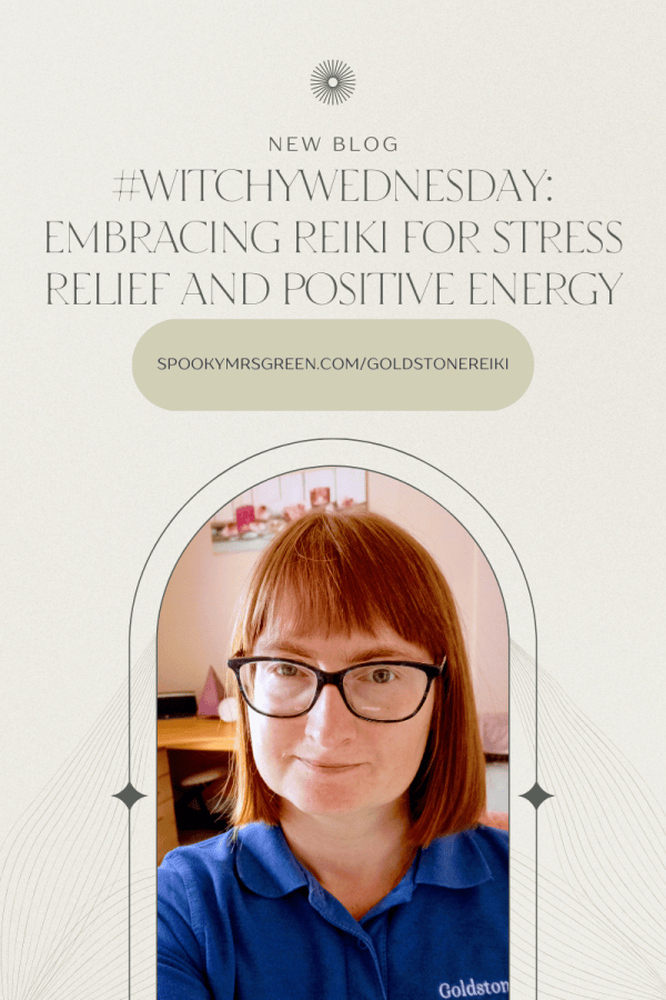 #WitchyWednesday Embracing Reiki for Stress Relief and Positive Energy at SpookyMrsGreen.com mindful parenting and modern pagan lifestyle blog.