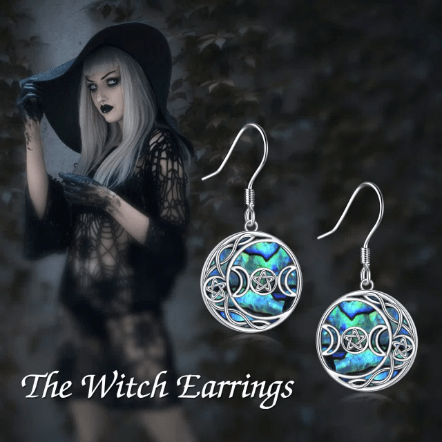 YFN Fine Jewelry Witch Earrings Product Review reviewed by Catherine Green at SpookyMrsGreen.com mindful parenting and modern pagan lifestyle blog.