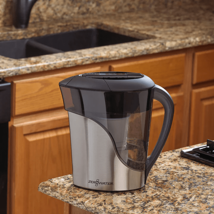 Stainless Steel 11 Cup 2.5L Jug from Zerowater affiliated with SpookyMrsGreen.com mindful parenting and modern pagan lifestyle blog.