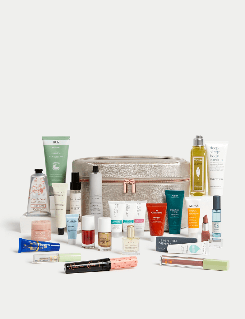 M&S Beauty Avent Calendar from Marks and Spencer affiliated with SpookyMrsGreen.com mindful parenting and modern pagan lifestyle blog.