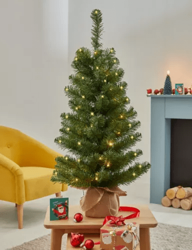 20 per cent off Christmas Trees at M and S affiliated with SpookyMrsGreen.com mindful parenting and modern pagan lifestyle blog.