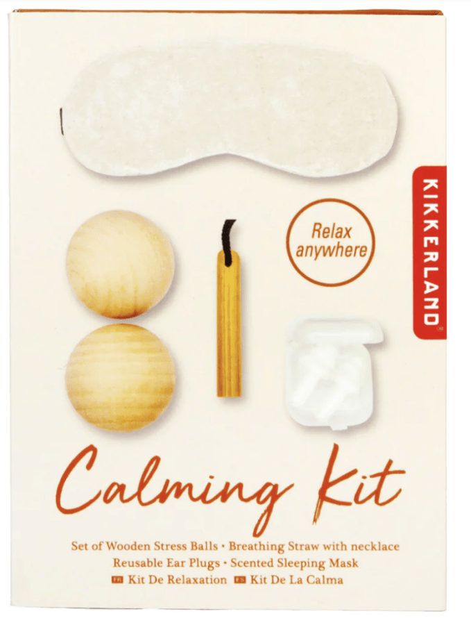 Image of Calming Kit from Kikkerland affiliated with SpookyMrsGreen.com mindful parenting and modern pagan lifestyle blog.
