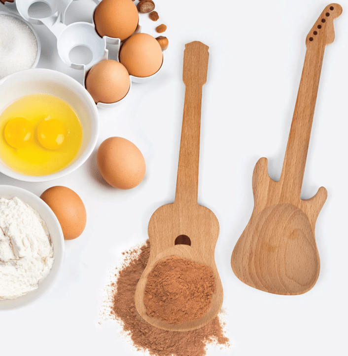 Image of Rockin' Salad Servers from Kikkerland affiliated with SpookyMrsGreen.com mindful parenting and modern pagan lifestyle blog.