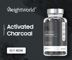 Image of WeightWorld Activated Charcoal Capsules affiliated with SpookyMrsGreen.com mindful parenting and modern pagan lifestyle blog.