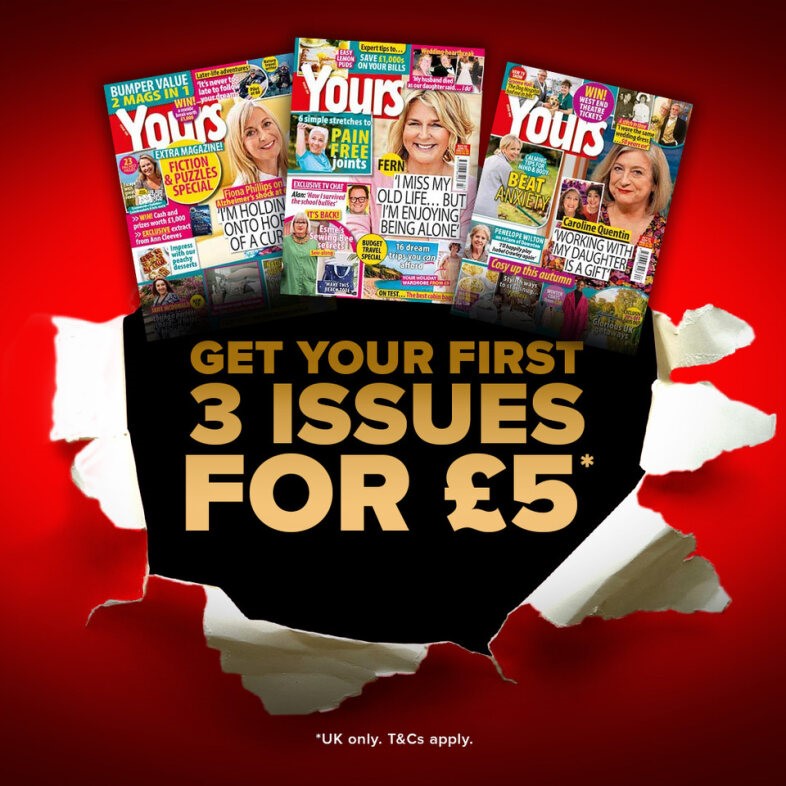 Image of Yours magazine from Great Magazines. Text reads, “Get your first three issues for five pounds!” GreatMagazines affiliated with SpookyMrsGreen.com mindful parenting and modern pagan lifestyle blog.