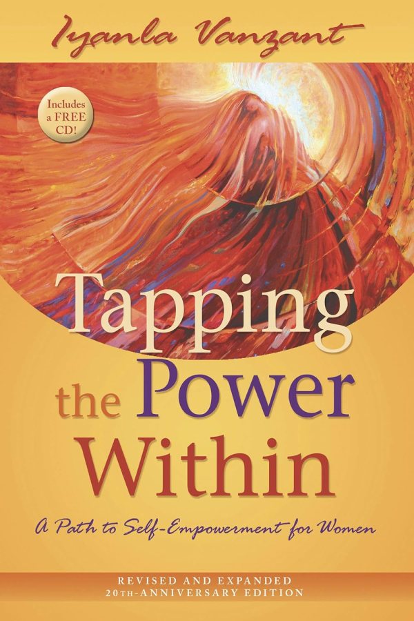 Book cover for "Tapping the Power Within A Path to Self-Empowerment for Women" by Iyanla Vanzant reviewed by LGBT fantasy book writer Catherine Green at SpookyMrsGreen.com mindful parenting and modern pagan lifestyle blog.