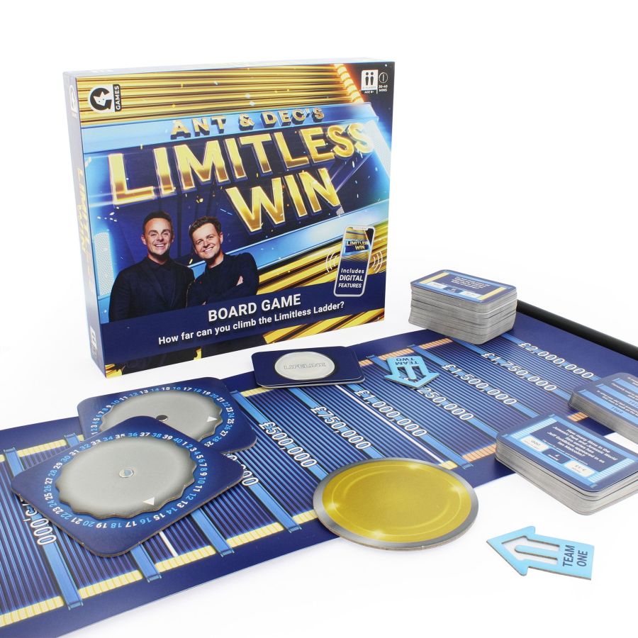Image of Ant & Dec's Limitless Win Board Game from Ginger Fox affiliated with SpookyMrsGreen.com mindful parenting and modern pagan lifestyle blog.