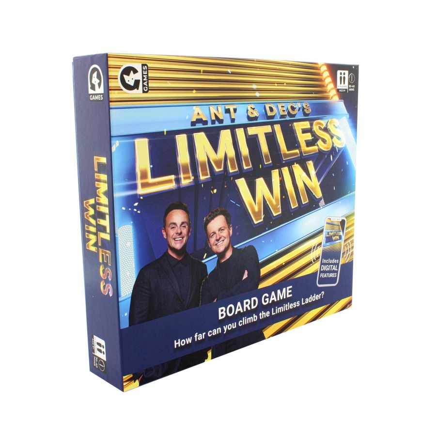 Image of Ant & Dec's Limitless Win Board Game from Ginger Fox affiliated with SpookyMrsGreen.com mindful parenting and modern pagan lifestyle blog.