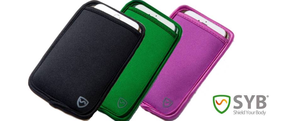 Image of SYB Phone Pouch from Shield Your Body affiliated with SpookyMrsGreen.com mindful parenting and modern pagan lifestyle blog.