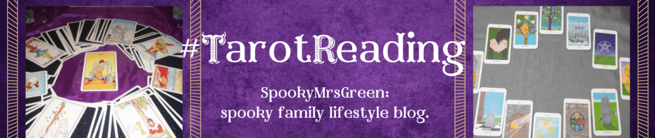 Image of Universal Rider Waite-Smith Tarot cards and Tarot of Eternal Being Tarot cards. #TarotReading by SpookyMrsGreen.com spooky family lifestyle blog.