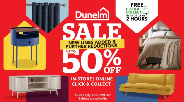 Get up to fifty per cent off in the Dunelm Sale, including great savings on bedding, furniture, curtains and more. Available online, in-store and for Click & Collect now. Affiliated with SpookyMrsGreen.com spooky family lifestyle blog.