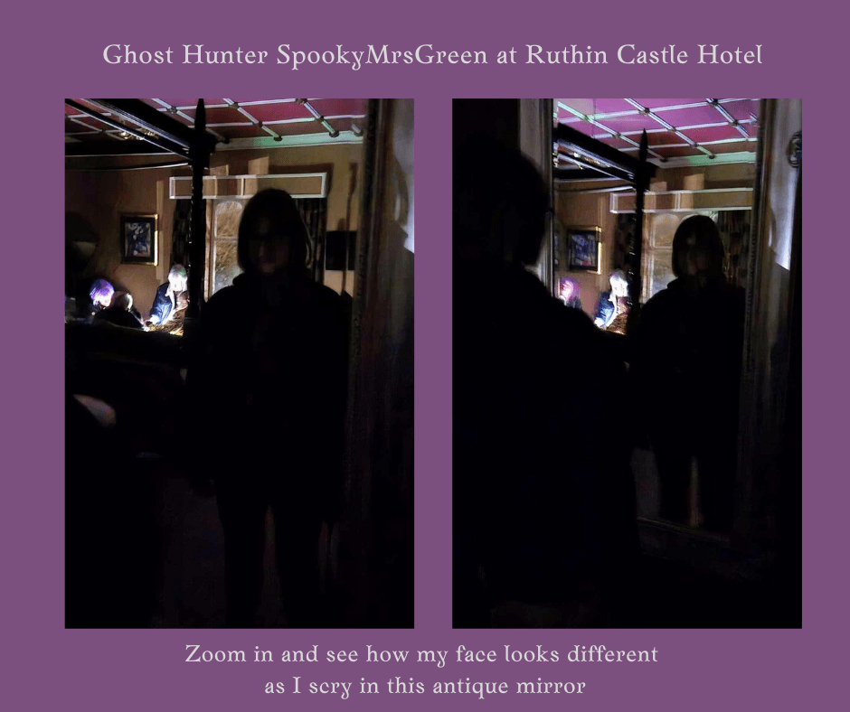 Ghost hunter Catherine Green at Ruthin Castle Hotel scrying experience haunted experience Most Haunted Events ghost stories SpookyMrsGreen ghost hunter diaries ghost hunting events for children at SpookyMrsGreen spooky family lifestyle blog.