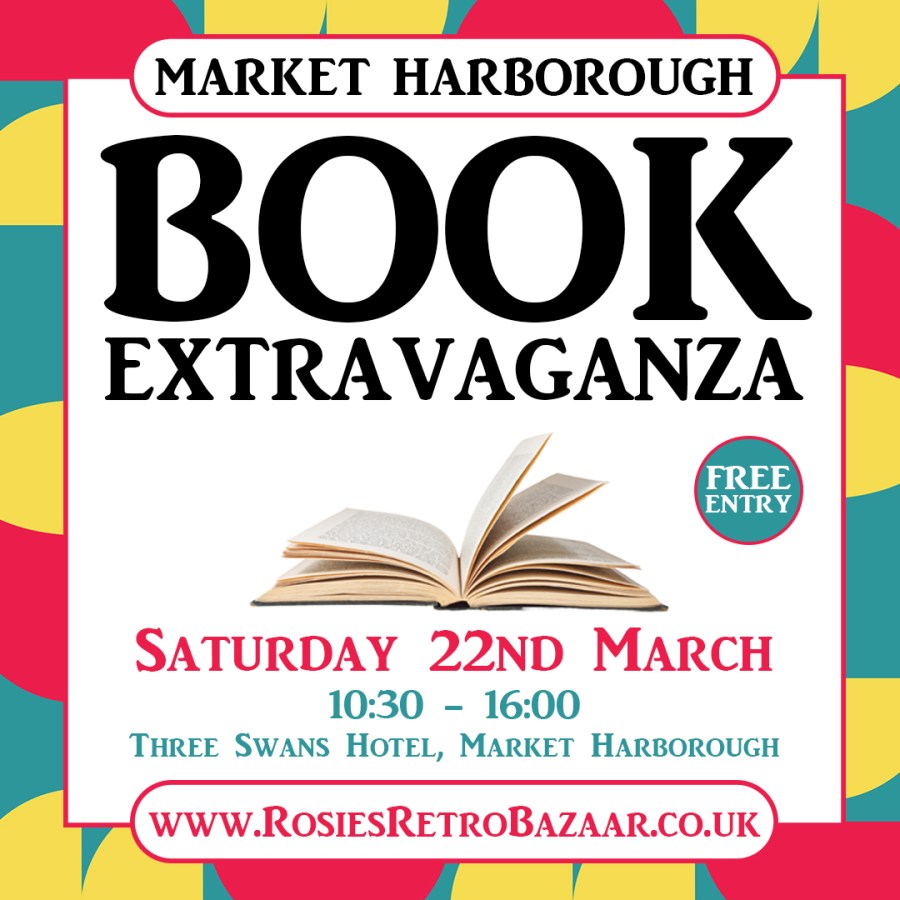 Book Extravaganza in Market Harborough with paranormal author Catherine Green at SpookyMrsGreen spooky family lifestyle blog.