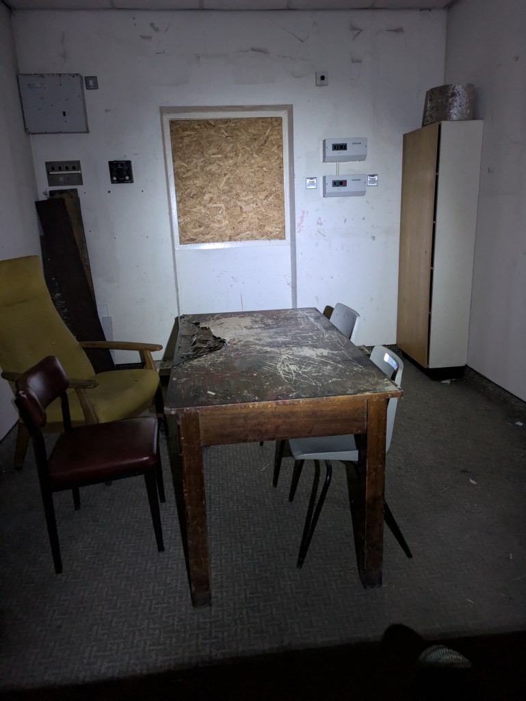 Image of a derelict hospital room at Newsham Park Haunted Hospital Ghost Hunt
