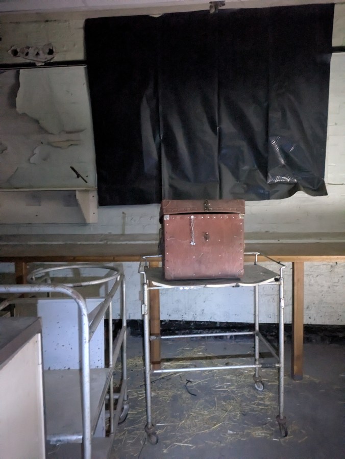 Image of a derelict hospital room at Newsham Park Haunted Hospital Ghost Hunt