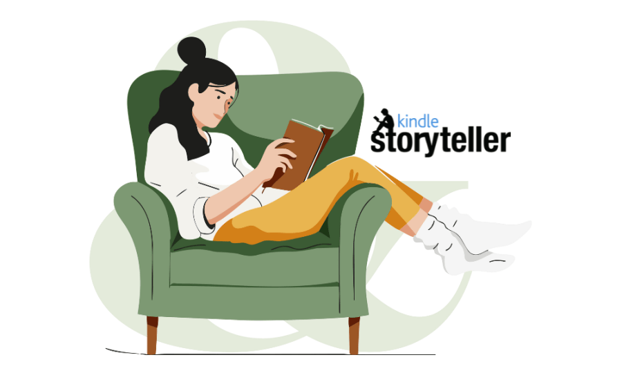 Amazon Kindle Storyteller award 2025 affiliated with SpookyMrsGreen spooky family lifestyle blog.