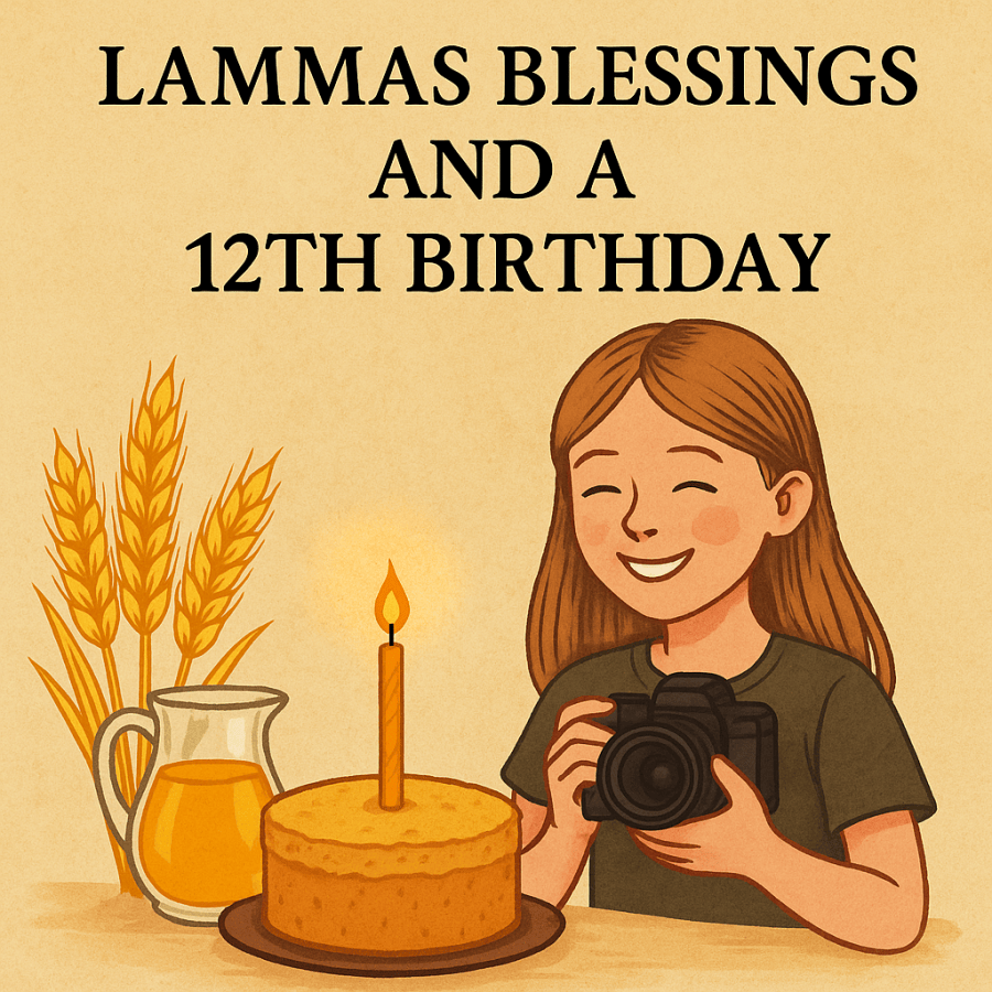 Free for All Friday Lammas Blessings and a Birthday Celebration pagan harvest festival pagan family pagan mom at SpookyMrsGreen.com spooky family lifestyle blog.