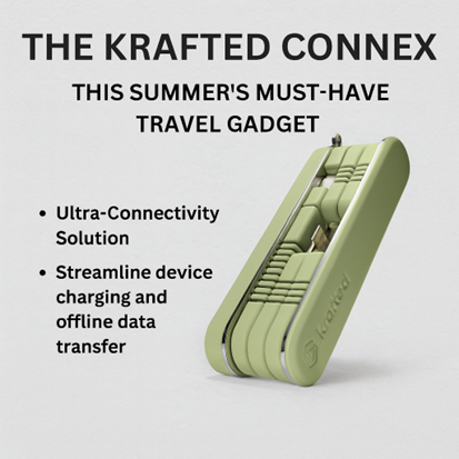 Stylish image of The Krafted Connex: This Summer’s Must-Have Travel Gadget. Free for All Friday best witchy gifts UK pagan family pagan mom at SpookyMrsGreen.com spooky family lifestyle blog.