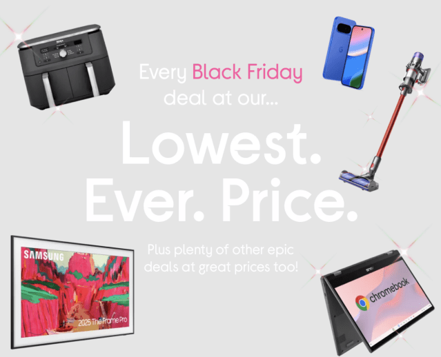 Colourful festive image of Christmas gift ideas from Currys this Black Friday. Free for all Friday at SpookyMrsGreen.com spooky family lifestyle blog.