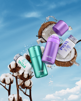 Image of reusable roll on deodorant from Wild cosmetics
