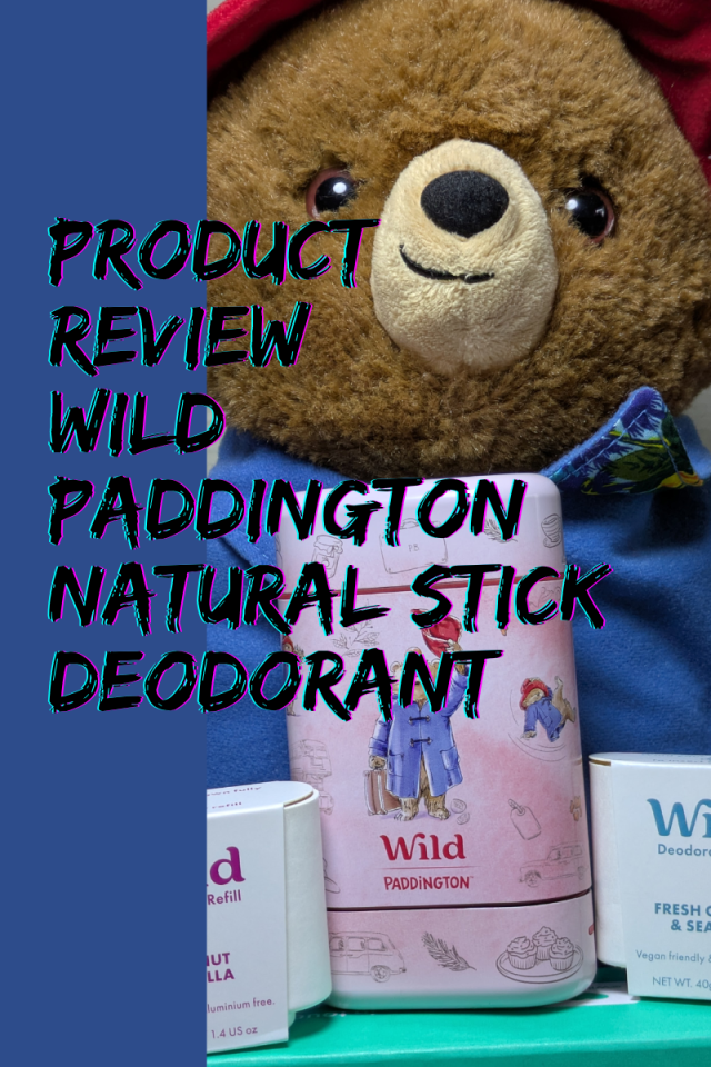 Image of Wild limited edition Paddington natural stick deodorant product review at SpookyMrsGreen.com.