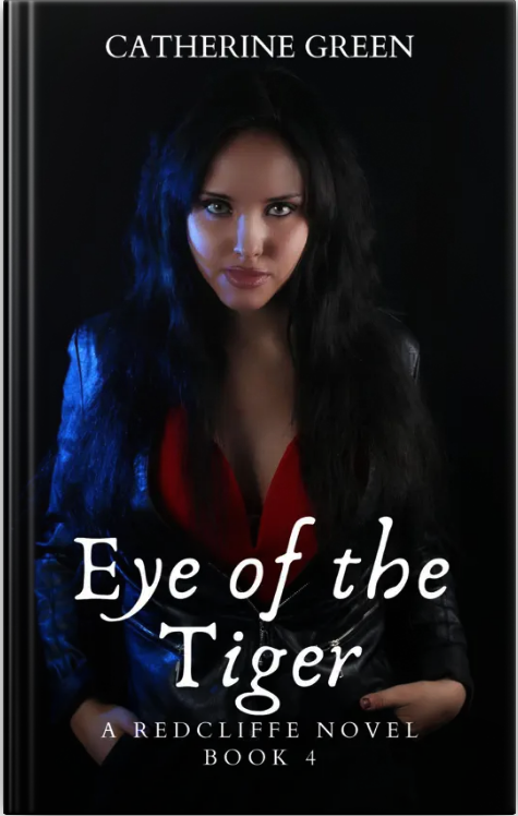 Image of book covers from the Redcliffe Novels paranormal menage series. MMF romance. Bisexual and gay romance. Gay werewolf romance. Paranormal author Catherine Green.