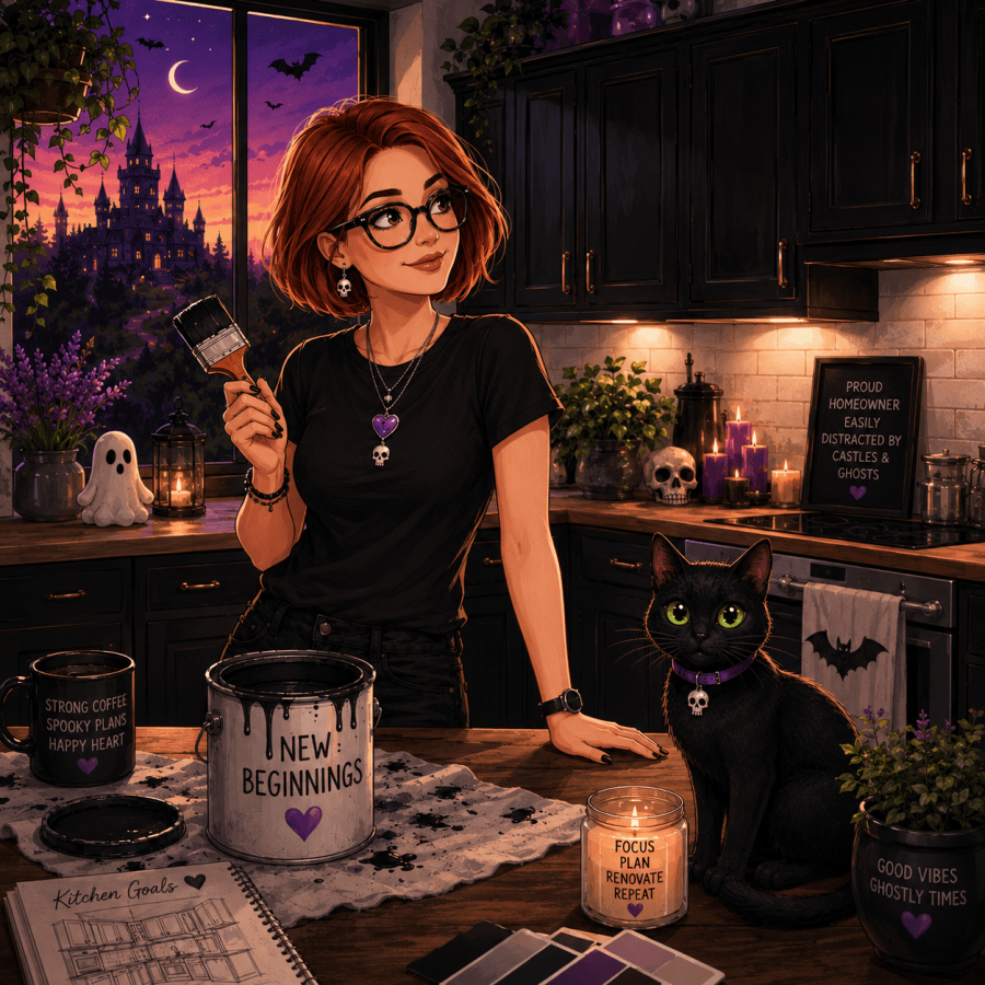 SpookyMrsGreen's Gothic Kitchen Renovation